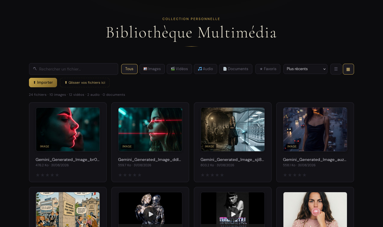 L'Explorateur Multimédia - Interface